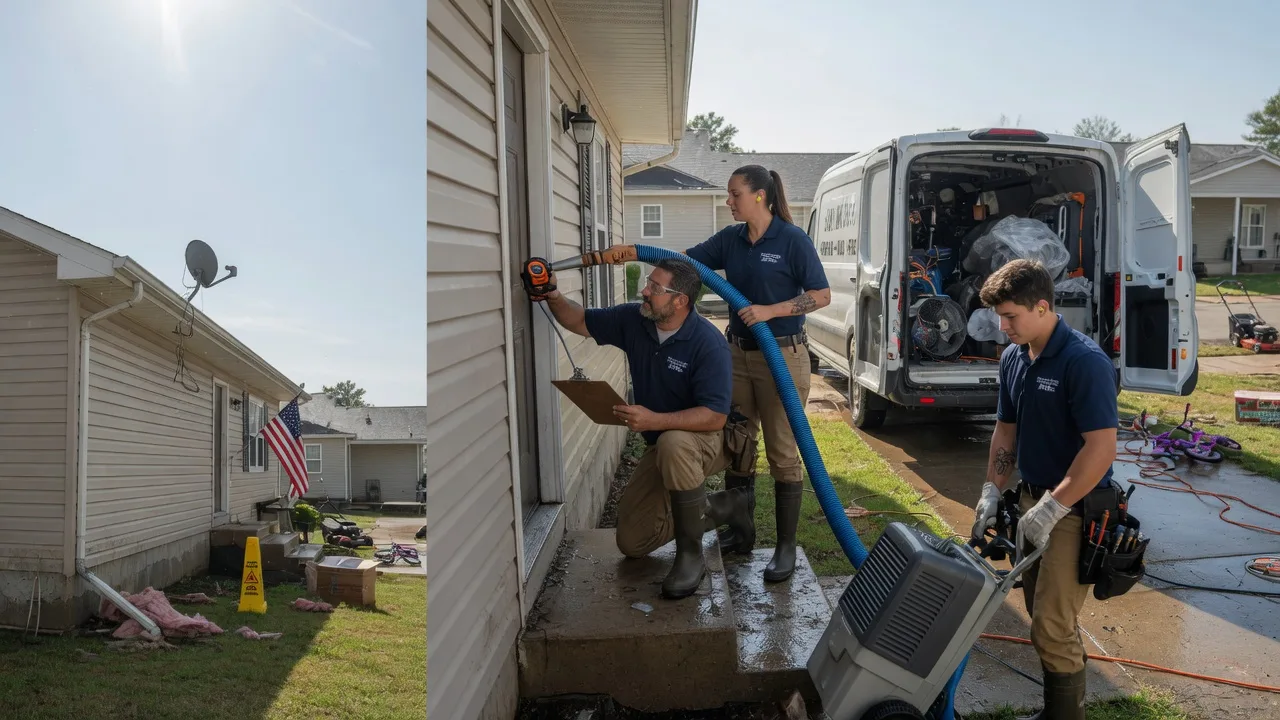 Ceiling Water Damage Restoration in Leland, MS near me
